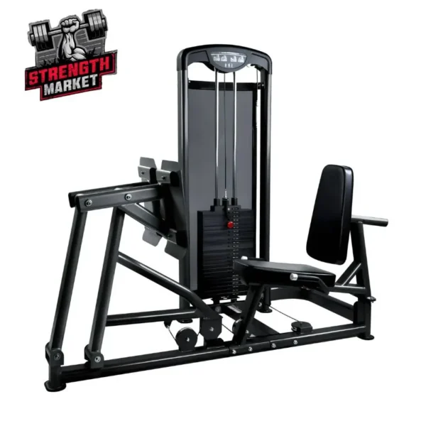 French Fitness FFB Black Seated Leg Press Sled / Calf Raise (New)